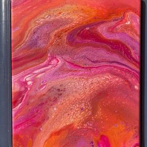 Ephemeral Sunrise 8"x10" Painting by Color Fluent Art (Pink/Orange/Purple)